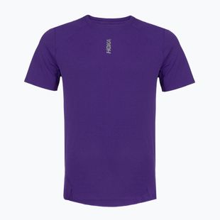 Pánske bežecké tričko HOKA EveryRun Short Sleeve cosmic purple