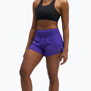 Dámske bežecké šortky HOKA Glide Short 3.5" Brief cosmic purple