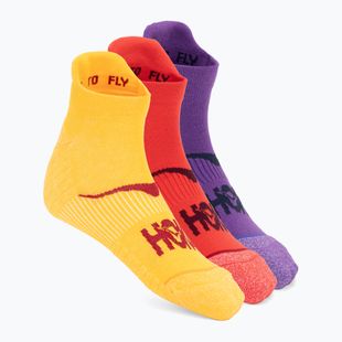 Ponožky HOKA No-Show Run Sock 3-pack egg yolk/cerise/virtual violet