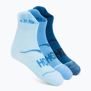 Ponožky HOKA No-Show Run Sock 3-pack hazy blue/soft cobalt