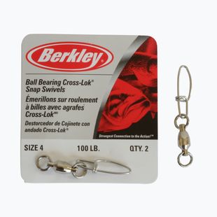 Rotačné obratlíky Berkley Mc Mahon Bb With Snaps Swivel veľkosť 2