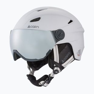 Lyžiarska prilba Cairn Electron Visor mat white