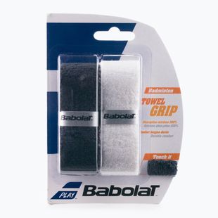 Babolat Towel Grip obaly na bedmintonové rakety 2 ks biele a čierne 114266