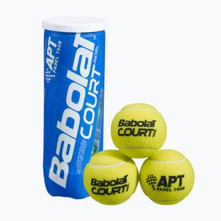 Babolat Court Padel loptičky 3 ks žlté 501098