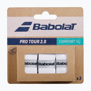 Obal na tenisovú raketu Babolat Pro Tour 2.0 3 ks biely