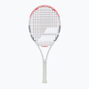 Tenisová raketa Babolat Evo Strike biela/červená/strieborná