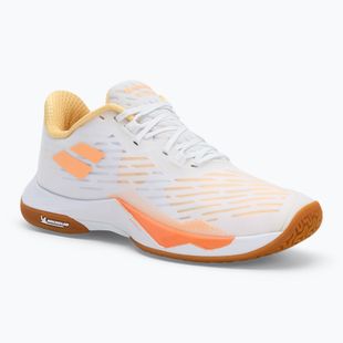 Dámska bedmintonová obuv Babolat Shadow Tour 5 W white/ yellow