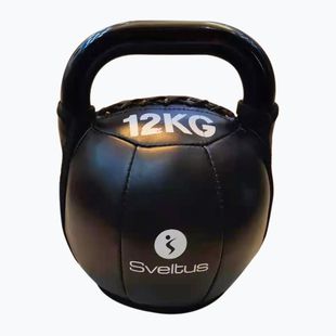 Kettlebell Sveltus Soft PU 12 kg black