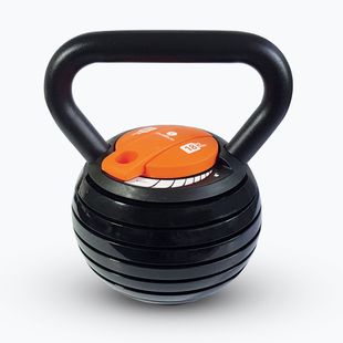 Nastaviteľný kettlebell Sveltus Adjustable 4-18 kg black/orange