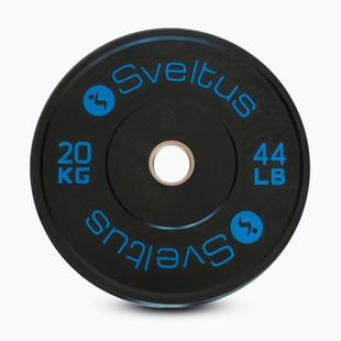 Olympijský bumper kotúč Sveltus Training Olympic Disc 20 kg black