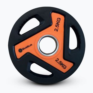 Olympijský kotúč Sveltus Olympic Disc With Handles 2,5 kg black