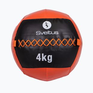 Lopta Svetlus Wall Ball 4 kg čierna/červená