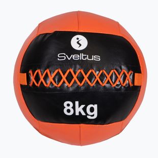 Lopta Svetlus Wall Ball 8 kg čierna/červená