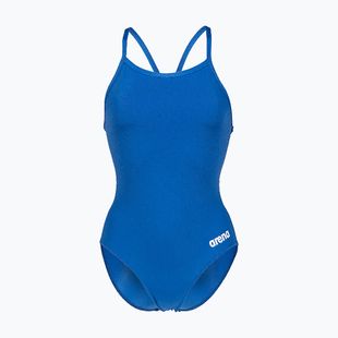 Dámske jednodielne plavky Arena Team Light Drop Solid royal/white