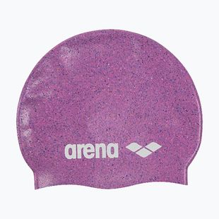 Detská plavecká čiapka arena Silicone Cap Jr pink multi