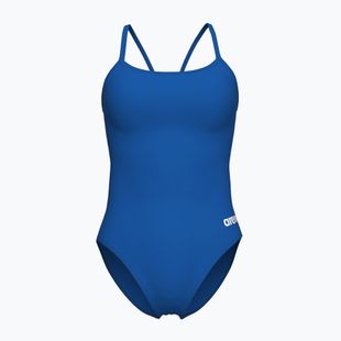 Dámske jednodielne plavky arena Lace Back Solid royal/white