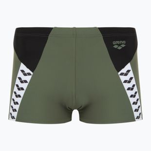 Pánske boxerky arena Stripe Swim Boxers Short sage/black/multi