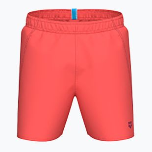 Pánske plavecké šortky arena Fundamentals Boxer R calypso coral/dark purple