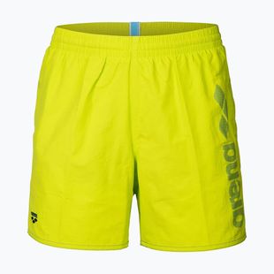 Pánske plavecké šortky arena Fundamentals Arena Logo Boxer R artic lime/mangrove