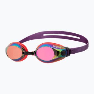 Plavecké okuliare Arena Zoom X-Fit Mirror copper/bright coral/plum