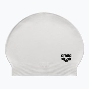Plavecká čiapka arena Soft Latex II white/black