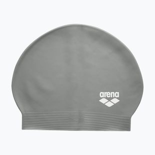 Plavecká čiapka arena Soft Latex II silver/black