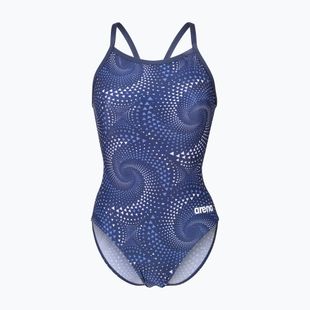 Dámske jednodielne plavky arena Fireflow Lightdrop Back navy/team navy