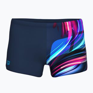 Pánske plavky boxerky arena Bloom Swim Short multi navy/navy