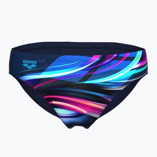 Pánske plavky arena Bloom Swim Briefs multi navy/navy