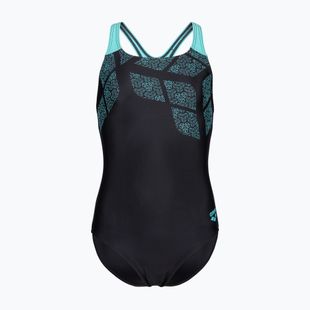 Detské jednodielne plavky arena Kikko Swim Pro Back black/water