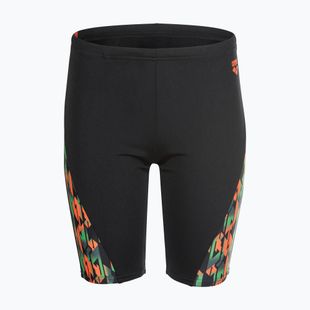 Detské plavecké jammery arena Print Swim black/orange multi