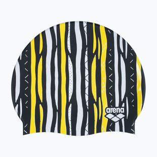 Plavecká čiapka arena Print 2 stripes