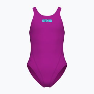 Detské jednodielne plavky Arena Team Swim Tech Solid very fuchsia/water