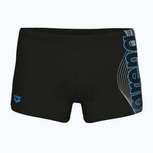 Pánske plavecké boxerky arena Basic Swim Short black/turquoise
