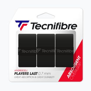 Omotávka na tenisové rakety Tecnifibre Players Last 3 pcs. black