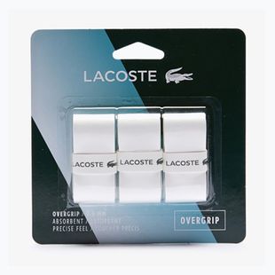Omotávka na tenisovú raketu Lacoste Absorbent Overgrip 3 szt. white