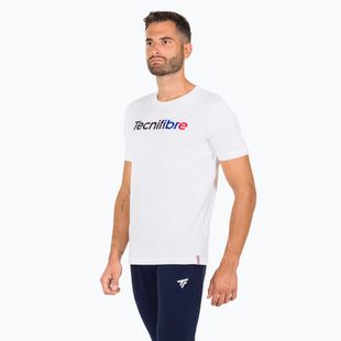 Pánske tričko Tecnifibre Club Cotton Tee white
