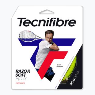 Tenisová struna Tecnifibre Razor Soft lime