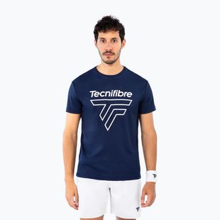 Pánske tenisové tričko Tecnifibre Team Corpo Tee navy blue