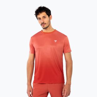 Pánske tenisové tričko Tecnifibre Team X-Loop terracotta