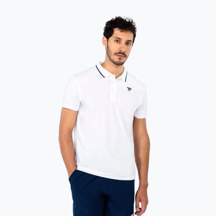 Pánske tenisové polo tričko Tecnifibre Team Tech Polo white