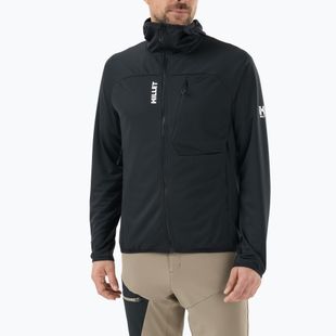 Pánska trekingová mikina Millet Lokka Hoodie III black