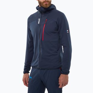 Pánska fleecová mikina Millet Trilogy Icon Lightgrid Hoodie saphir