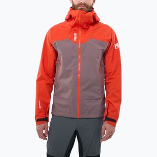 Pánska nepremokavá bunda Millet Kamet Gore-Tex Jacket paprika/pepper