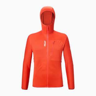 Pánska trekingová mikina Millet Lokka Hoodie III paprika