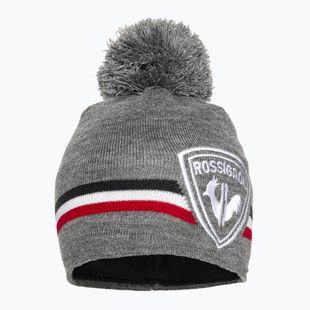 Pánska zimná čiapka Rossignol Rooster Pompon heather grey