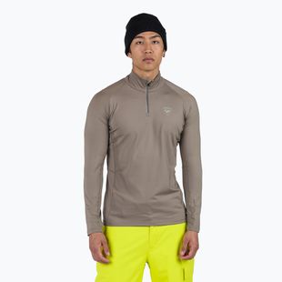 Pánsky termoaktívny longsleeve Rossignol Classique 1/2 Zip dune