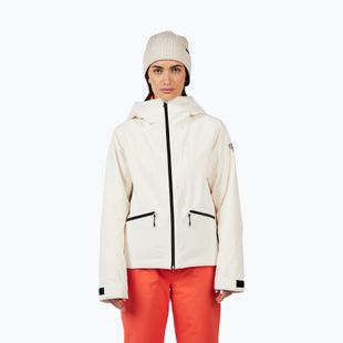 Dámska lyžiarska bunda Rossignol Rochrun Insulated nature white