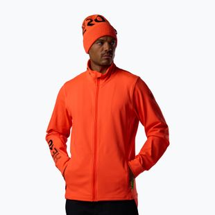 Pánska mikina Rossignol Hero Stretch Fleece neon red