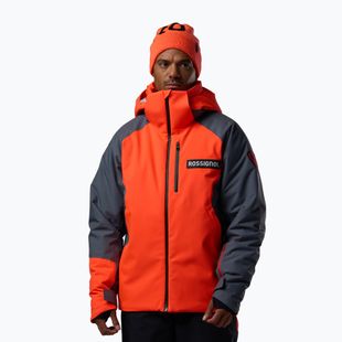 Pánska lyžiarska bunda Rossignol Hero Insulated neon red